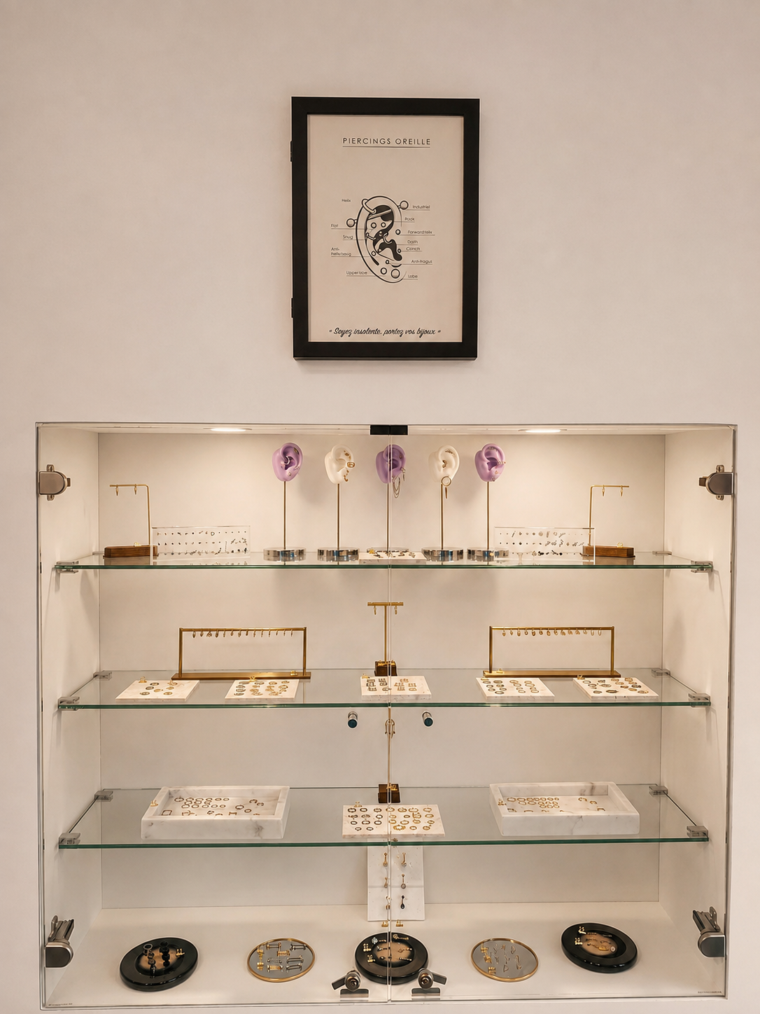 Grand choix de bijoux de piercing en titane chez INSOLENTE